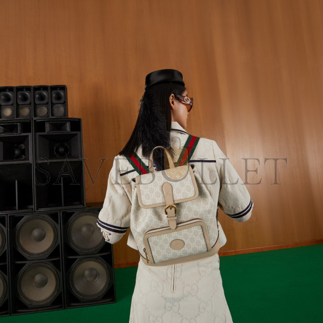 GUCCI BACKPACK WITH INTERLOCKING&G 674147 (30*26.5*13cm) GUCCI BACKPACK WITH INTERLOCKING&G 674147 (30*26.5*13cm)